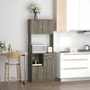 Kitchen Pantry Storage Cabinet with Microwave Stand, Buffet with Hutch, Door Cupboards, Drawer and Adjustable Shelves - 2 of 4