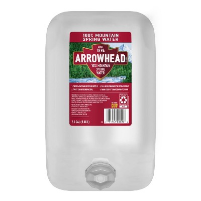 Arrowhead Brand 100% Mountain Spring Water - 2.5 gal Jug