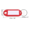 Unique Bargains Plastic Key Tag with Split Ring Labels Window 10 Assorted Colors - 2 of 4