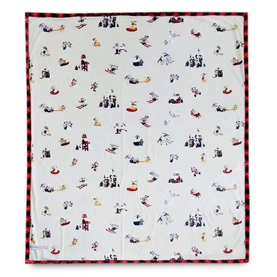 Disney Holiday Lodge Flannel Throw