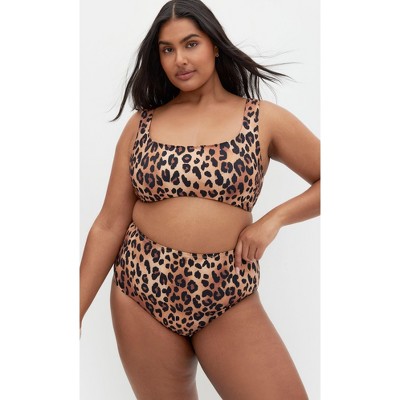 Women's Plus Size Vigo Hi Waist Bikini Brief - animal | CITY CHIC
