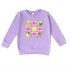 The Juniper Shop Coquette Lemonade Chart Toddler Sweatshirt - 3T - Lavender - 2 of 4