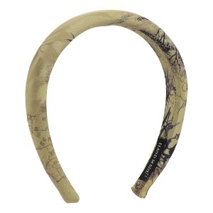 Unique Bargains Women's Elegant Ink Wide Sponge Hairband 6.30"x5.71" 1 Pc - 1 of 3