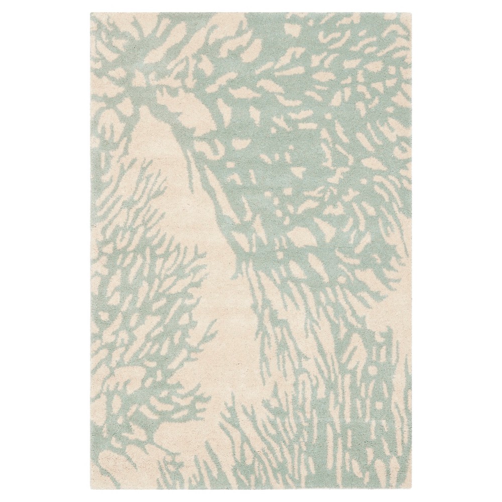 Flynt Area Rug - Beige/Blue (2'6inx4') - Safavieh