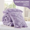 PAGED Comforter Set Textured Floral Bedding Comforter Sets All-Season Comfort Bedding Set with Bow Tie Accents - 4 of 4