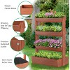 DoCred Vertical Wooden Raised Garden Bed – 4-Tier & 5-Tier Freestanding Planter Stand for Indoor & Outdoor Flowers, Herbs, and Vegetables - 4 of 4