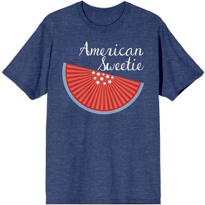 Americana American Sweetie Men's Navy Heather T-shirt - 1 of 3