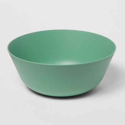 114oz Plastic Serving Bowl Green - Room Essentials™