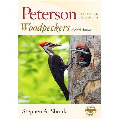 Peterson Reference Guide to Woodpeckers of North America - (Peterson Reference Guides) by  Stephen Shunk (Hardcover)