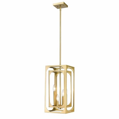 Z-Lite Easton 4 - Light Chandelier in  Rubbed Brass