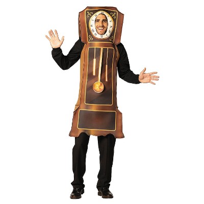 Rasta Imposta Adult General Sizing Grandfather Clock Tunic Costume Halloween Suit - Brown One Size Fits Most