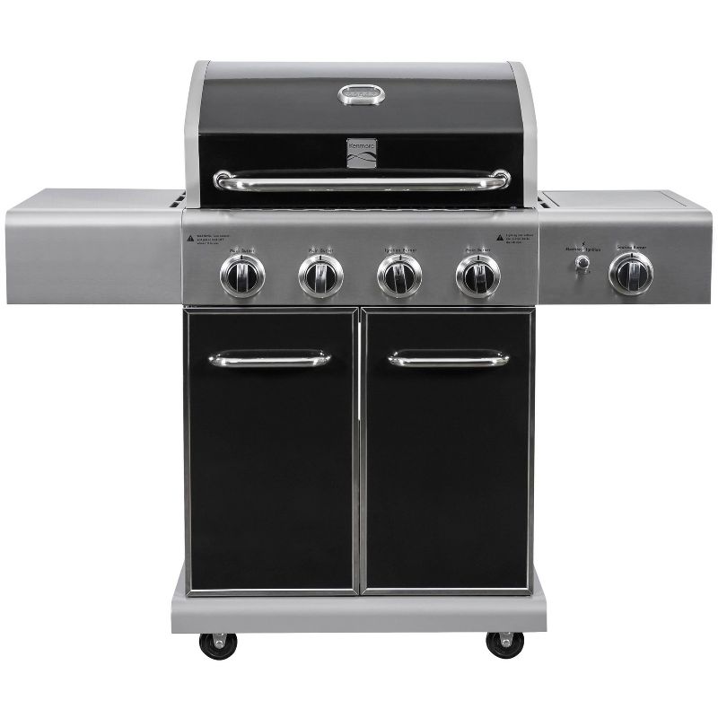 Kenmore 4-Burner Gas BBQ Propane Grill with Side Burner, 1 of 12