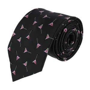CTM Men's Martini Glass Tie - 1 of 3