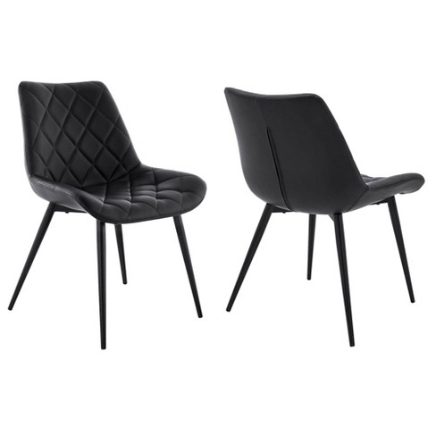 Target black metal online chairs