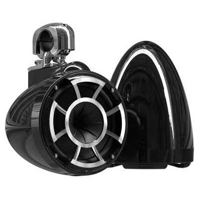 Wet Sounds REV 8 Swivel Clamp Tower Speakers - Black (Pair)