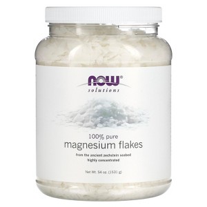 NOW Foods Solutions, 100% Pure Magnesium Flakes, 54 oz (1531 g) - 1 of 3