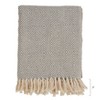 50"x60" Soft Cotton Diamond Weave Throw Blanket - Saro Lifestyle - 3 of 4