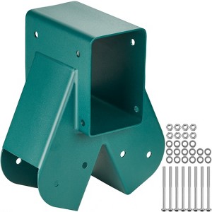 VEVOR A-Frame Middle Swing Set Brackets, Heavy Duty Carbon Steel Swing Set Hardware with Mounting Hardware, Green - 1 of 4