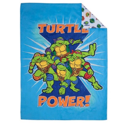 4pc Standard Crib/Toddler Teenage Mutant Ninja Turtles Bed Set