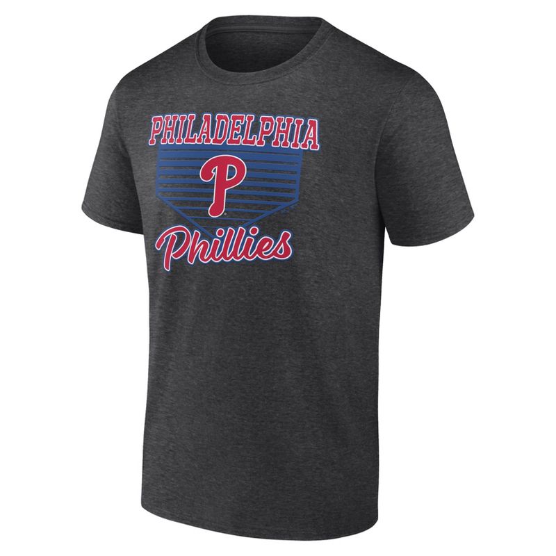 MLB Philadelphia Phillies Men's Gray Core T-Shirt, 2 of 4