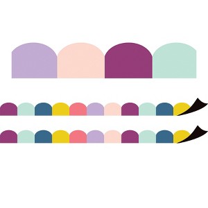 Teacher Created Resources® Oh Happy Day Scalloped Magnetic Border, 24 Feet Per Pack, 2 Packs - 1 of 3