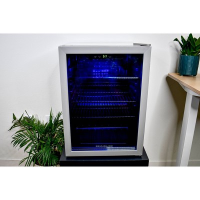 FRIGIDAIRE Beverage Refrigerator, Compact Mini Fridge with Digital Temperature Control, Fits 88 Cans