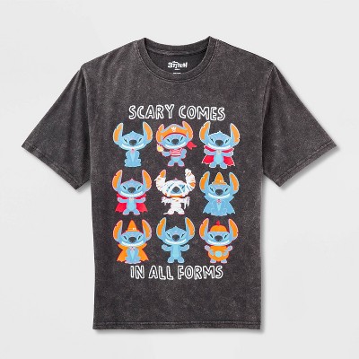 Kids' Scary Stitch Short Sleeve Graphic T-Shirt - Black