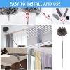 5-in-1 Microfiber Feather Duster Kit with 100 Inch Extension Pole, Cobweb Duster for High Ceilings and Fans - 3 of 4