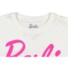Barbie Women's Pink Logo Graphic Print Adult T-Shirt - 3 of 3