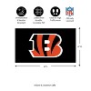 Full Color PVC Mat, 16" x 28", Cincinnati Bengals - 3 of 4