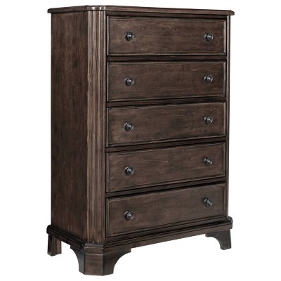 Adinton 5 Drawer Chest Brown - Signature Design by Ashley