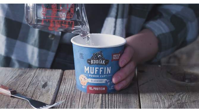 Kodiak Muffin Cup Cinnamon Roll - 2.36oz, 2 of 6, play video