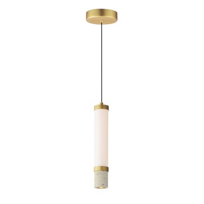 ET2 Lighting Travertine 2 - Light Pendant in  Travertine/Gold