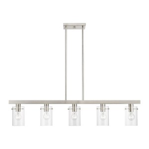 Livex Lighting Munich 5 - Light Chandelier in  Brushed Nickel - 1 of 4