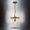 Urban Ambiance Luxury Transitional Indoor Pendant,  14''H x 10"W x 10''D,  Aged Brass Finish, UHP4692 - 3 of 4