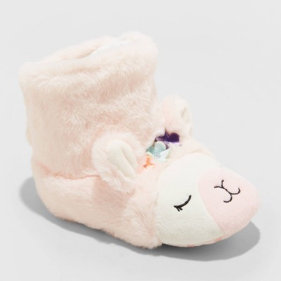 girls llama slippers