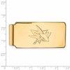 Black Bow Jewelry 14k Yellow Gold San Jose Sharks NHL Money Clip - 2 of 3
