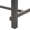 Sapphtopaz Patio Outdoor Table Modern Wood Patio Dining Table Rectangular Outdoor Dining Table Picnic Table Patio Table for Indoor Outdoor Use - 2 of 4