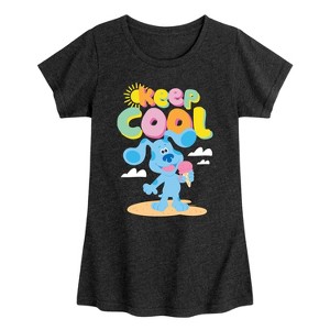 Girls' - Blue's Clues & You! - Keep Cool Fitted Short Sleeve Graphic T-Shirt - 1 of 4