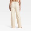 Women's Fleece Wide Leg Sweatpants - Auden™ - 2 of 4