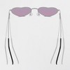 Anna-Kaci Women's Stylish Heart-Shaped Polarized Sunglasses UV400 Protection for Outdoor Activities - 4 of 4