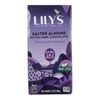 Lily's Sweets Salted Almond Extra Dark Chocolate Bar 70% Cocoa - Case of 12/2.8 oz - 2 of 4