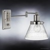 Urban Ambiance Luxury Traditional Wall Light,  9.625"H x 8"W,  Brushed Nickel Finish, UHP3300 - 3 of 4