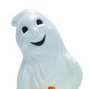 Union Products 56480 60-Watt Light Up Ghost and Pumpkin Halloween Outdoor Garden Statue Decoration Made from Blow-Molded Plastic, White/Orange - 2 of 4