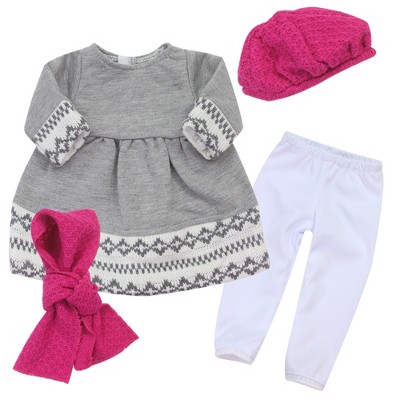 Sophia's Doll Dress, Leggings, Hat, And Scarf Set For 18 Dolls : Target