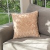 HGTV Curlicue Faux Fur Pillow Snowbound 14 x 20 inches - 2 of 4