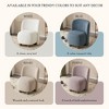 Modern Low Back Accent Chair, Upholstered Armless Living Room Chairs,white-Christopher Knight Home - 4 of 4