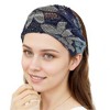 Unique Bargains Women's Eight-leaf Flower Lace Wide Headband 1 Pc - 4 of 4