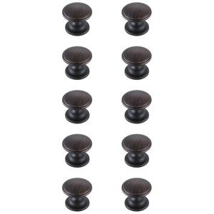 Elegant Lighting Kaid 1.2Inch Diameter Oil-rubbed Bronze Mushroom Knob Multipack (Set of 10) - 1 of 4