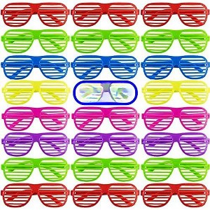 PREXTEX Kids  Plastic Blindfolds for Kids- 50 Pairs, Multicolored - 1 of 4